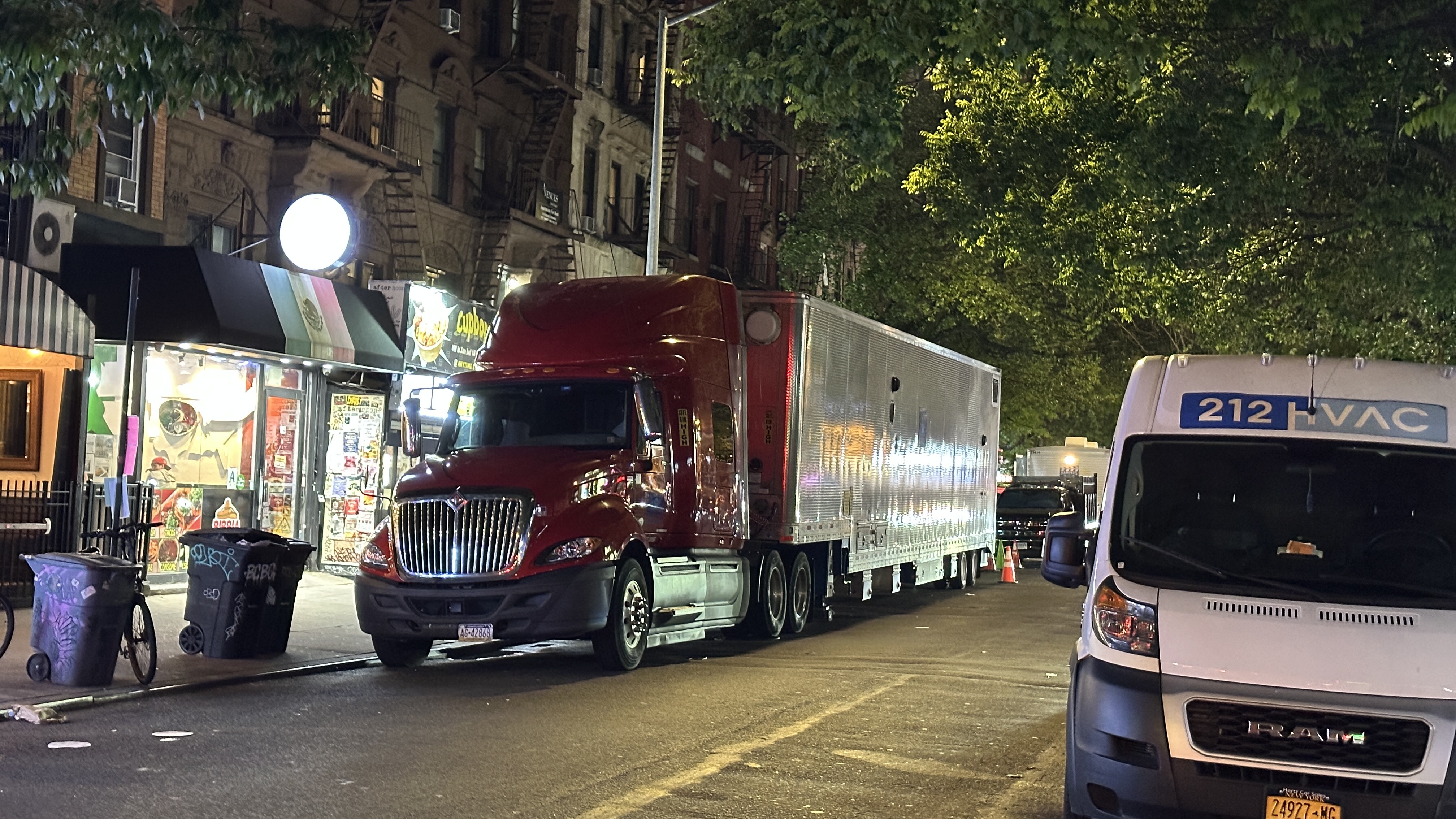 Truck Parked On Nyc Streeet