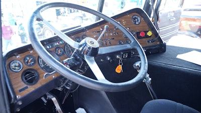 One of the only things that didn’t get replaced during the rebuild and restoration was the dash panel and gauges.