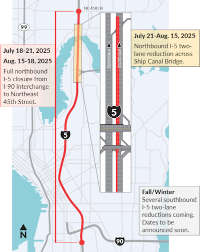 Wsdot Ship Canal Bridge Construction