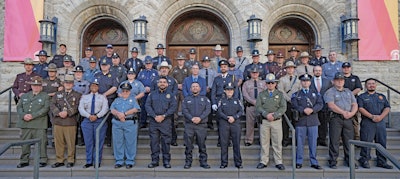 This photo includes all of this year’s competing inspectors at CVSA's North American Inspector Championship.