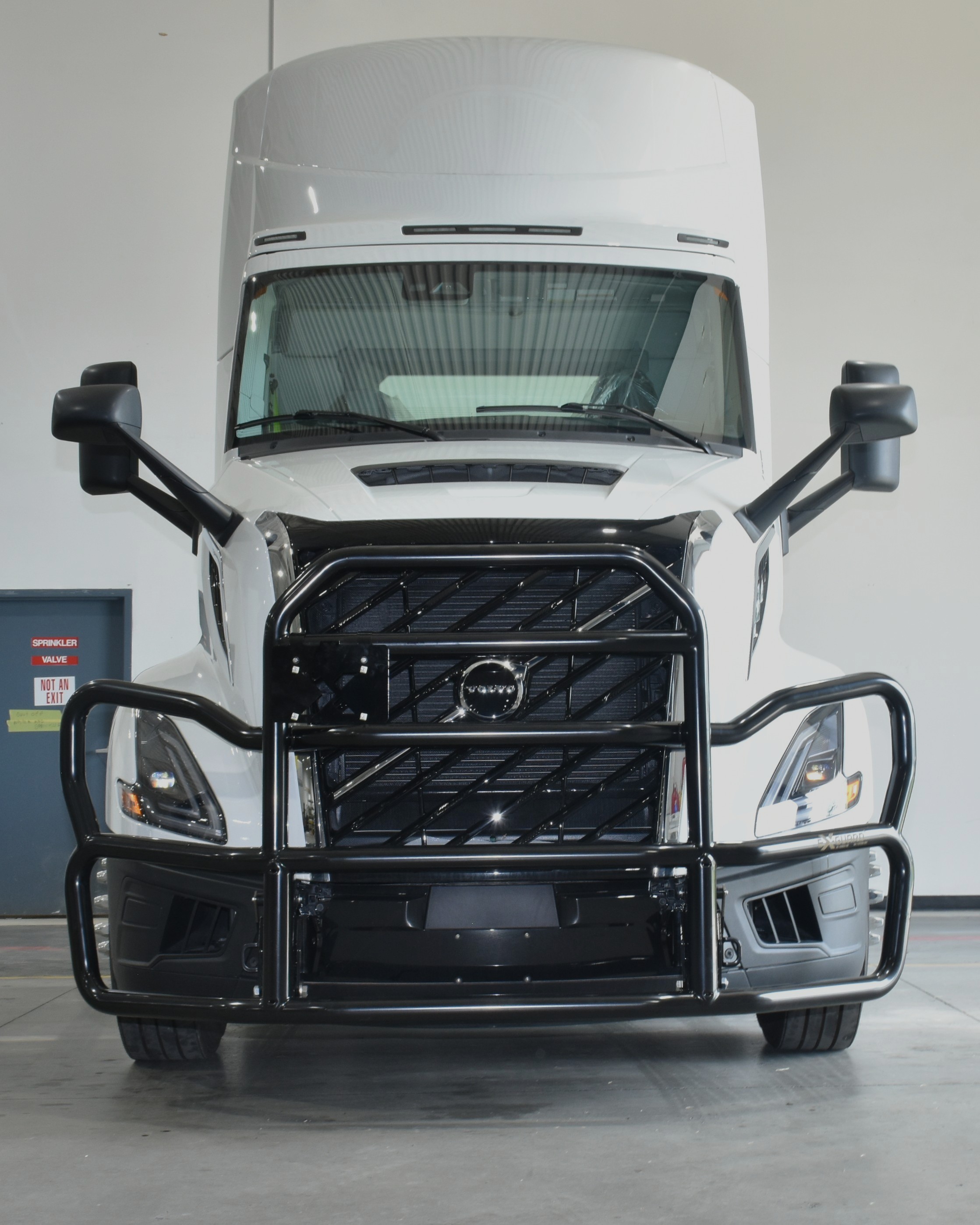 Ex-Guard's new grille guards are designed for the new Volvo VNR, pictured, and the updated VNL.