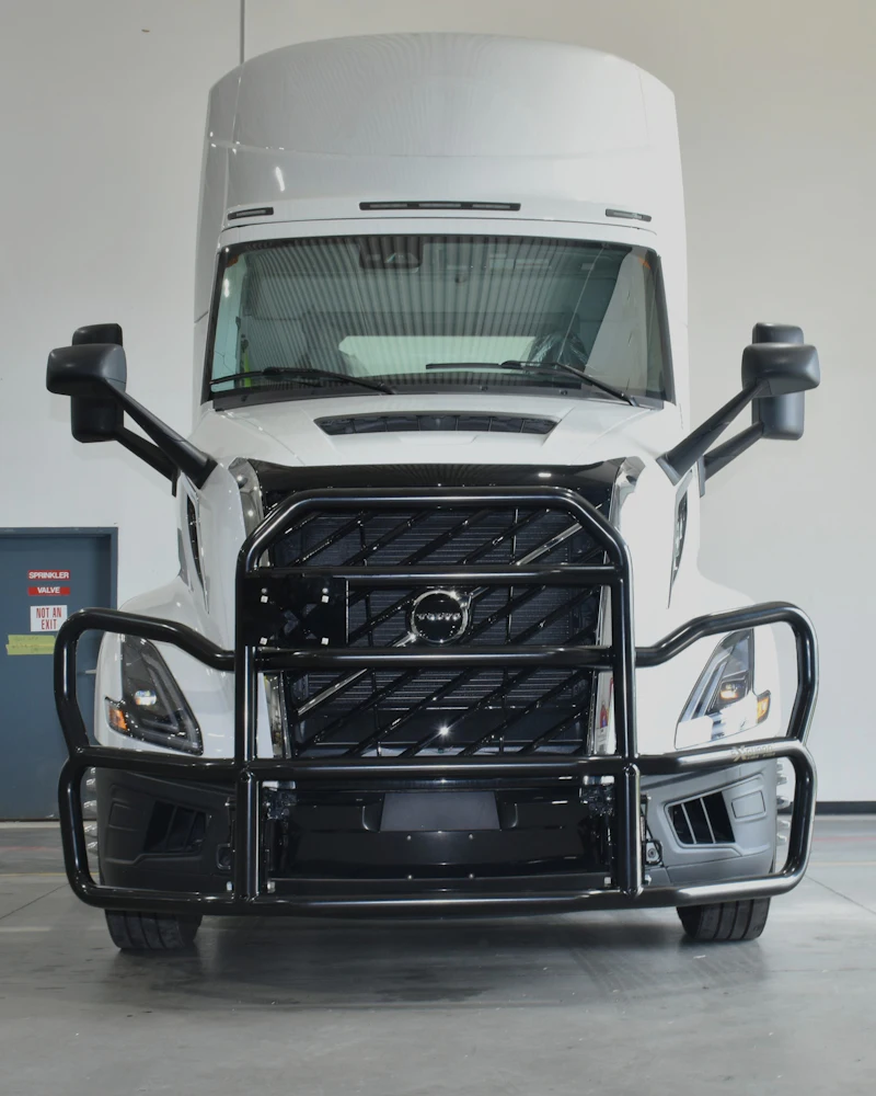Volvo Radiator Guard New Ex-Guard grille guards for Volvo VNL, VNR | Overdrive