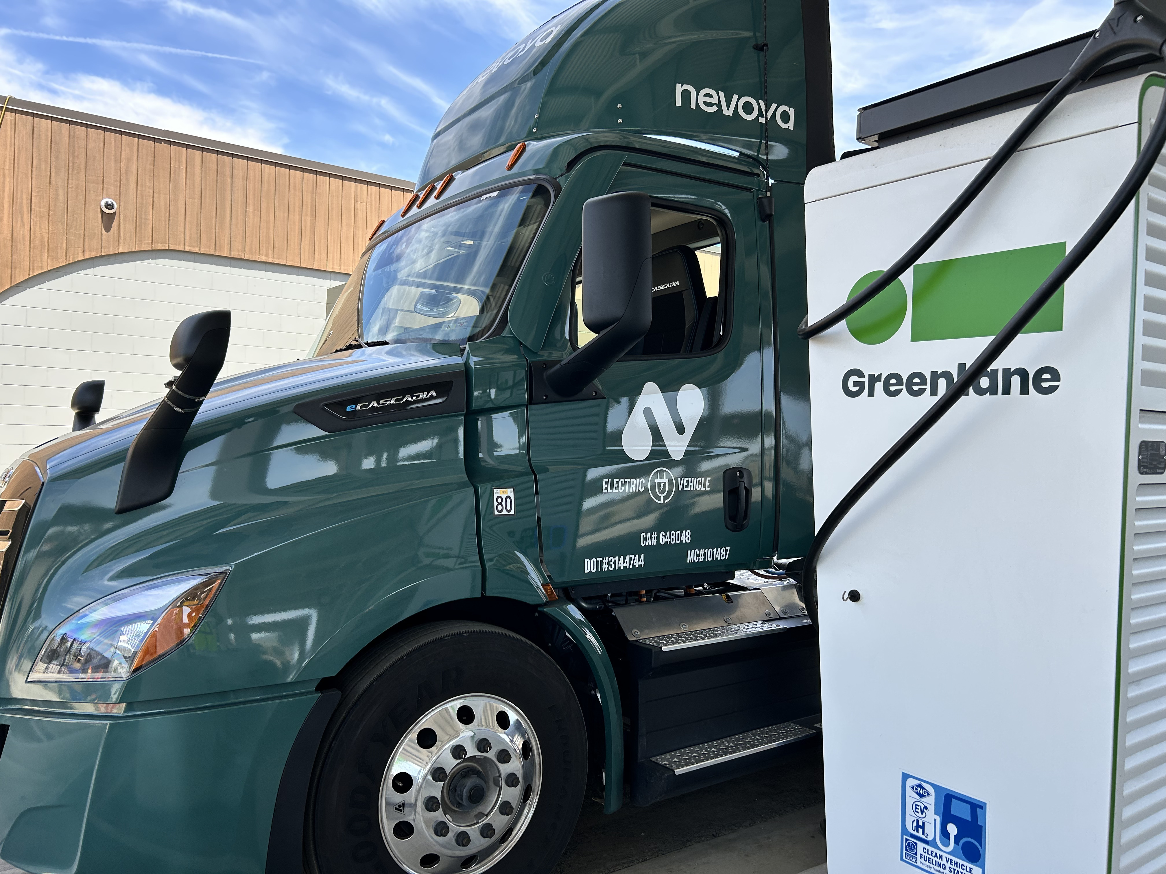 Greenlane Nevoya Electric Truck Charging