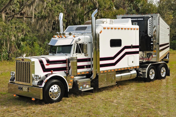 Michael Castaldi's 'Paradise Express' 2003 Peterbilt 379 and 2010 Utility 3000R were voted by Overdrive readers as the 2024 Pride & Polish Working Combo champ. Enter the 2025 Pride & Polish contest here.
