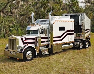 Michael Castaldi's 'Paradise Express' 2003 Peterbilt 379 and 2010 Utility 3000R were voted by Overdrive readers as the 2024 Pride & Polish Working Combo champ. Enter the 2025 Pride & Polish contest here.