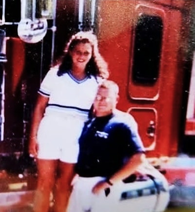 Jason and Renita Shelly in a grainy old shot early on in his time as an owner
