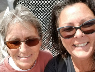 Michell Kitchin (left) and Desiree Wood