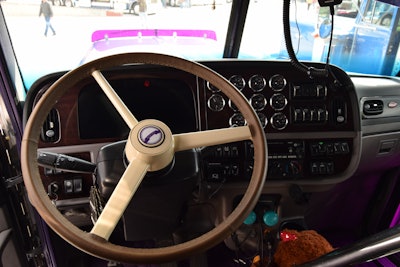 'Once you go to the big wheel and you get in something else with a small wheel' it just doesn't feel right, Martin said. It does make for 'a lot more arm movement for the same turning' if you're backing and jacking in tight quarters.