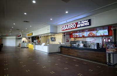 There are currently five restaurants operating at the location, with offerings ranging from pizza to Mexican to Indian and more.