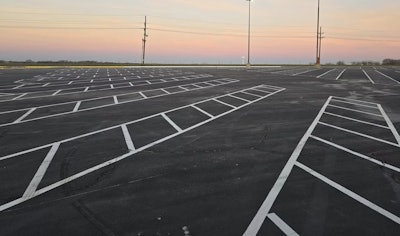 So far, there are 186 pull-through diagonal truck parking spaces on the property, “and they all have six feet on each side,” Ash noted.