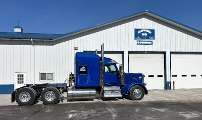 Clifford Hay II's first foray in business ownership came almost three decades ago when he bought the family business, Clifford C. Hay Inc., from his father. At the time, it was but a one-truck, one-trailer outfit. Today, Hay owns six trucks and 30 trailers, hauling hay, lumber and dry van freight, mostly operating in the Northeast and up into Canada out of his New York home base. Hay will be no stranger to Overdrive readers -- his personal 2007 Peterbilt 379 Legacy last year was crowned Overdrive’s Pride & Polish Limited Mileage champ. His is a comeback story, given in 2010 his garage caught fire and the building, tools, and rolling equipment was wiped out. Yet the setback wouldn't define the owner through the next 15 years. The business remains strong.