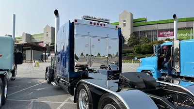 He almost asked Kimball to go with black double-hump rear fenders, but he felt moving away from stainless would take away from the look of the rear as it is now.