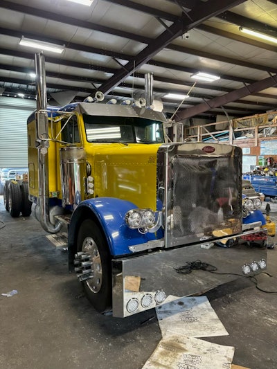 Robbie Turnage recently put a huge amount of work in this 1998 Peterbilt 379, 'Twisted Tea.' It's one of a handful of units in the fleet that are custom-built, show-quality power.