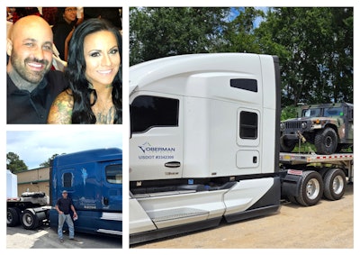Oberman Logistics also got its start officially in October of 2019 after careful planning by its owner-operator Wes Oberman and his business partner and wife, Laura. It started with just a single truck OTR. Yet from the get-go the Obermans had a plan in place to expand, to build a small fleet with a stake in the success of other owner-operators. 'I felt there was a gap in the industry for good, honest companies that wouldn’t gouge you' as an owner leased on with fees in excess of what's really necessary, he said. Fundamentally, Oberman wants to demonstrate to any leased owner he works with that he's truly invested in what they do. Not as a profit center for his business, but as real support for the long haul. He ran alone for a year or two, then started advertising via the Oberman Logistics website a 15% fee for a leased owner and options for assisted or self dispatch, with a quite low, flat and transparent per-week additional charge covering insurance, load board subscription and a variety of other support. A NASTC member company, Oberman's grown to a total 11 owners leased today, including his own 10-mpg T680 (pictured), all benefiting from the NASTC fuel-discount program, IFTA administration handled by the company, and increasingly expert negotiation provided by Laura to those who want or need it.