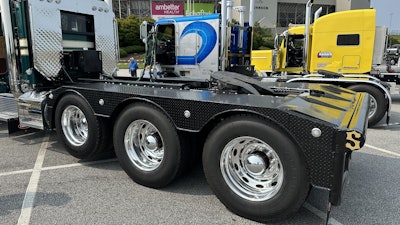 With the nature of Scruggs' work, much of which is off-road, the heavy-duty fenders are almost a necessity. He noted other trucks he owns have had aluminum fenders torn up, so he decided to go with sturdier fenders for this build.