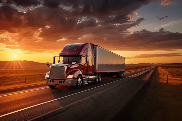 Truck Highway Night Hos Adobe Stock 652349873