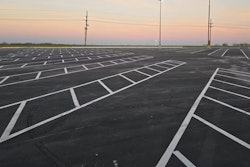 The Truckers Paradise lot features these spacious pull-through spots.