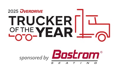 Owner-operators, if you've entered, or nominated another owner into, the competition in recent weeks, Overdrive will consider the entry for the 2026 competition as we put things together for the next round. Meantime, use the entry form at this page on a continuing basis for nominations. On the line for 2025 contenders are a seat from program sponsor Bostrom Seating, and a scale-model replica of the winning owner's tractor as trophy.