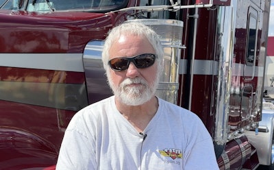 Owner-operator David Foster hauls general freight leased to Standard Transportation Services. His 2005 Kenworth W900L, which he bought new, has operated in all of the Lower 48 states.