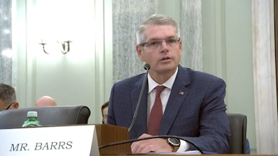 Derek Barrs has been confirmed as Administrator of the Federal Motor Carrier Safety Administration.