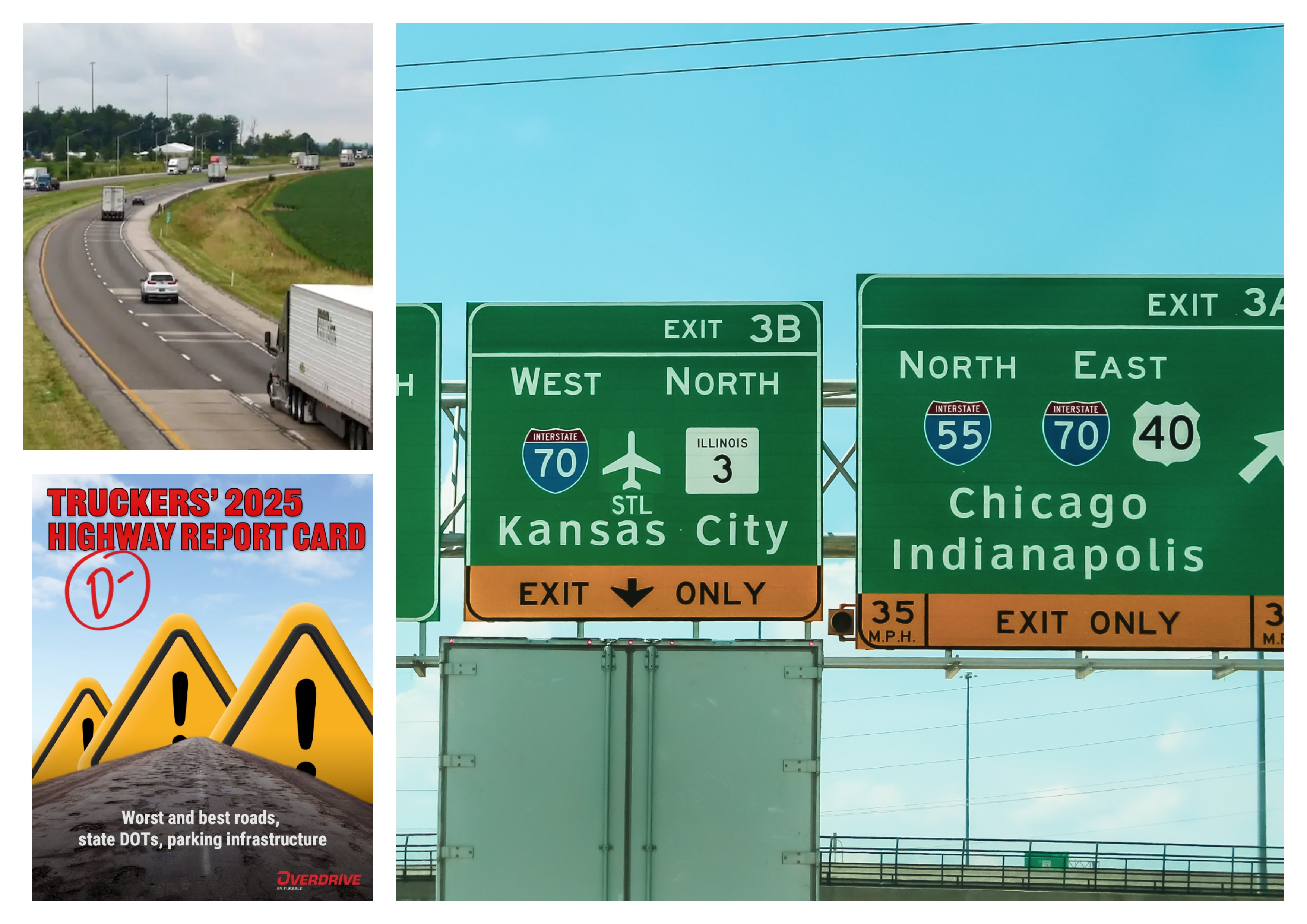Responding to Overdrive's 'Truckers' Highway Report Card' survey, small-business owner-operators ranked Indiana's I-70 as the worst. The Indiana DOT and other state DOTs who made the list are well aware of the perception and are looking to solve the problem.