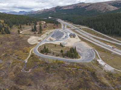 The I-70 Vail Pass rest area has reopened with additional truck parking and other updated features.