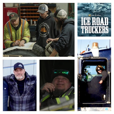 Pictured, clockwise from top left: Shaun Harris and sons in shop in Saskatchewan; Lisa Kelly, IRT newcomer for this season Scott 'Scooter' Yuill; and Washington state resident Todd Dewey, back on the ice after a long hiatus.