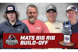 The 2026 MATS Big Rig Build-Off competitors are, from left, Luke Rethwisch, Randy Menkel, James Stegall, and Andrew Ditz.