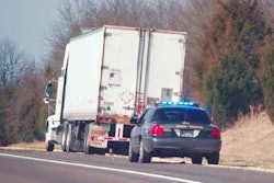 Police Truck Roadside