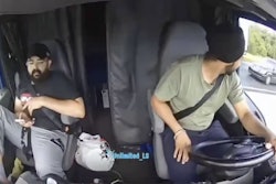 Dashcam footage shows the moment just before Harjinder Singh's reckless U-turn ended three lives.