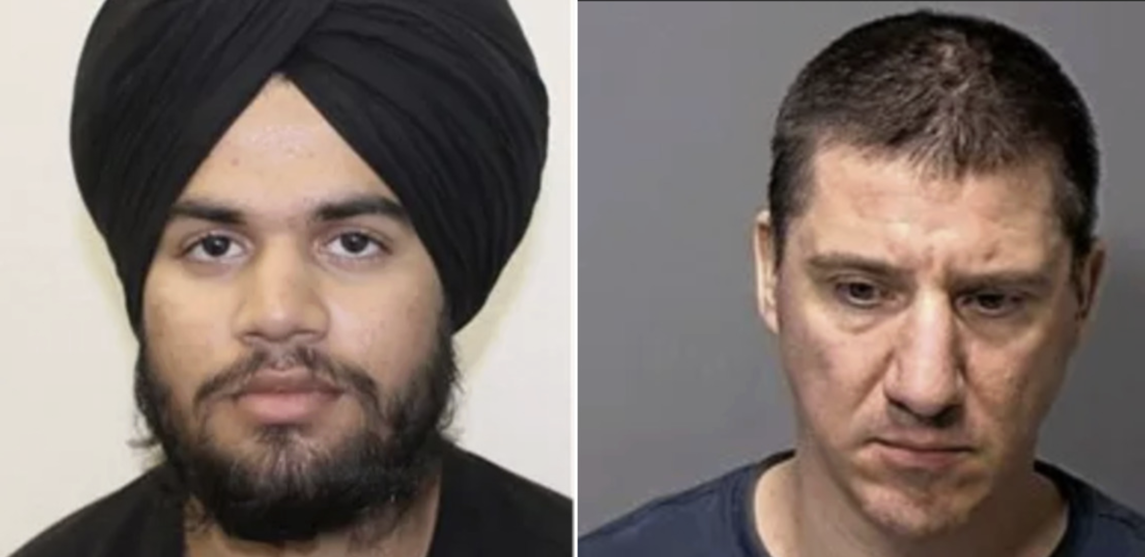 Jashanpreet Singh (left) and Borko Stankovic (right) were both involved in fatal truck crashes within the last week and, according to the U.S. Department of Homeland Security, were in the country illegally.