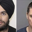 Jashanpreet Singh (left) and Borko Stankovic (right) were both involved in fatal truck crashes within the last week and, according to the U.S. Department of Homeland Security, were in the country illegally.