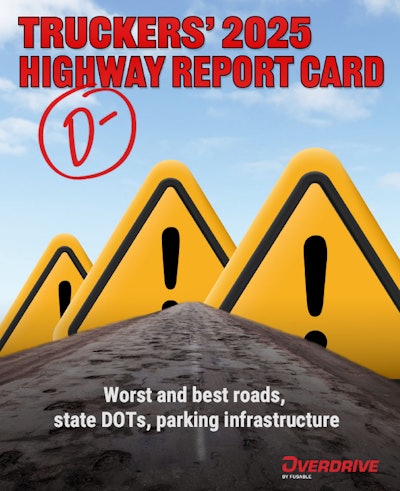 Truckers 2025 Highway Report Card Overdrive Cover