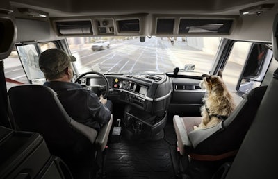 Volvo Trucks is partnering with the Center for Pet Safety in hopes of developed digital resources to enhance travel safety for pets in commercial trucks.