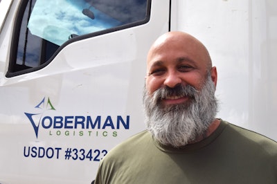 Wes Oberman in his normal environment when we were able to catch up with him passing through the Nashville area along I-65 at the Love's on Trinity Lane a few weeks back.