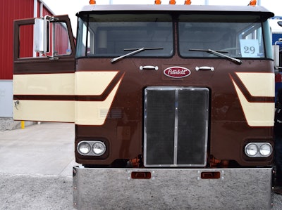 The rig's powered by the original Cummins Big Cam, 400 horse, which has been rebuilt and worked over plenty in its long life. The odometer's turned over a million likewise 'at least once,' Chuck Callahan said. In May it showed a couple hundred thousand.