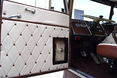 'We took it to McCoy's Upholstery in Shelbina,' Callahan noted, around Christmas in 2024 to let the team there finish out the door and other interior panels and more. At the time of the May show when I saw the truck, Callahan had 'picked it up either two or three weeks ago,' he added. The previous interior was all original red button tuck but with plenty of wear.