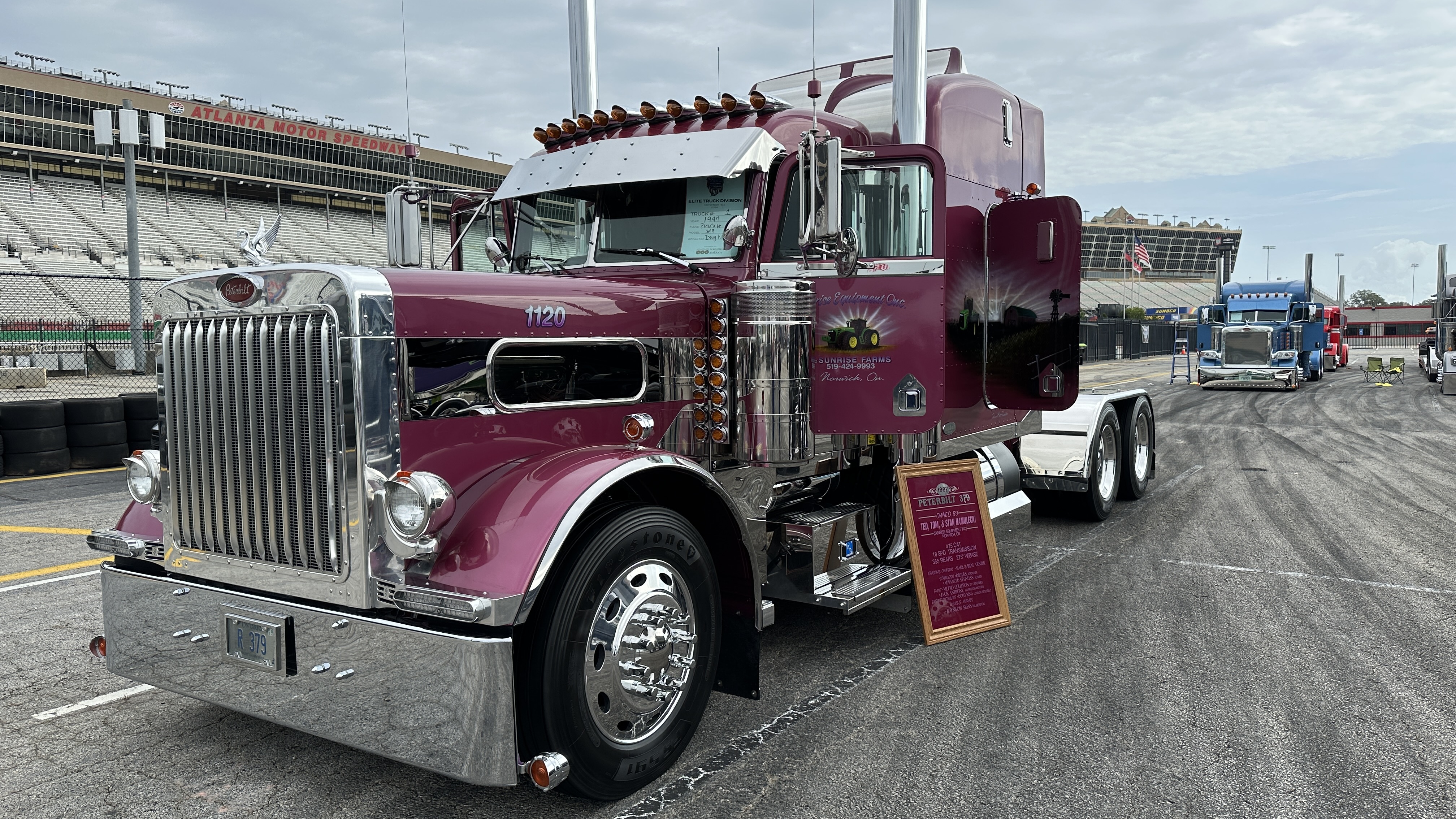 This pristine 1997 Peterbilt 379 was on display at the 2024 Stars, Stripes and White Lines Truck Show. Read more about the impressive unit here. The 2025 event is being held this weekend, Nov. 7-8.