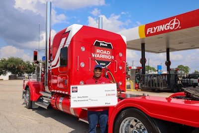 Louisiana-based truck driver Stacy Batiste was crowned Pilot's 2025 Road Warrior, earning him the keys to a custom Kenworth W900 built by Diesel Brothers.