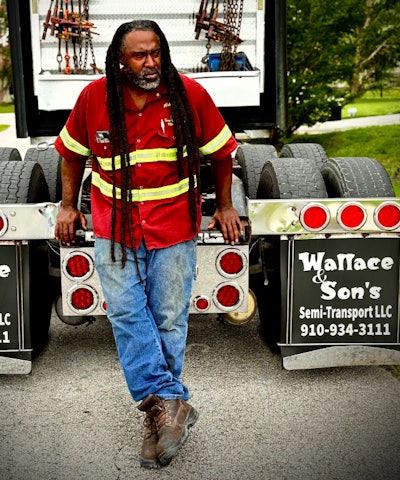 Supa Trucka Taj Wallace hauls, among other things, a lot of lumber from the ports of Wilmington and Morehead City, both in his home state of North Carolina, and he's cautiously optimistic about freight headed into next year. 'It’s been a little slow lately, but all my accounts are customer direct, so it’s not been as tough for me as it has been for others,” he said.