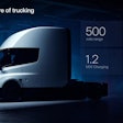 Tesla's updated Semi features an updated headlight design and front bumper, a restyled wraparound windshield, and improved aerodynamics.