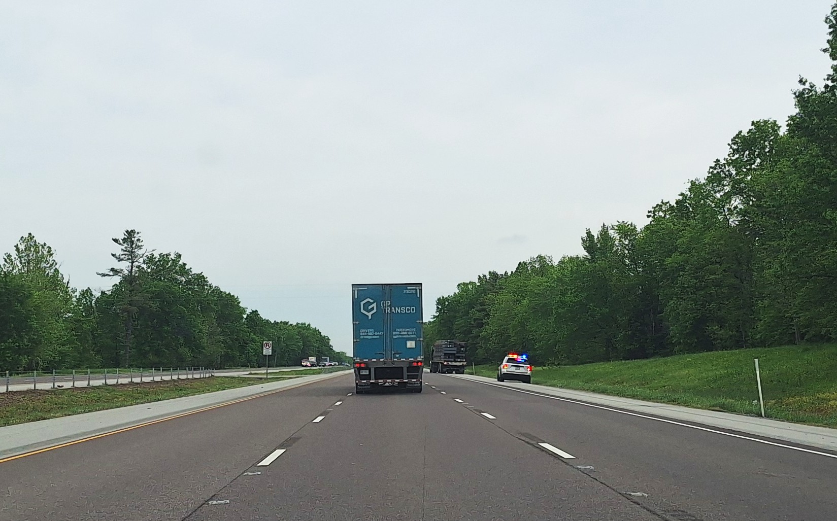 Truck Pulled Over On Road