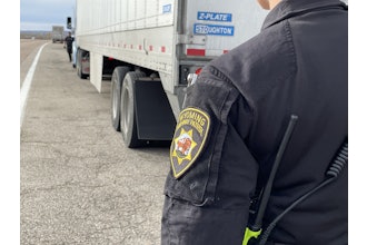 Wyoming Highway Patrol Trooper Inspection