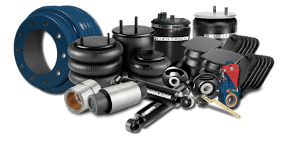 A snapshot of Hendrickson's aftermarket parts offering.