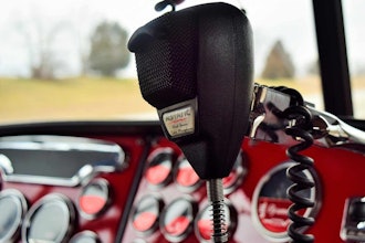Cb Mic In Truck Red Dash