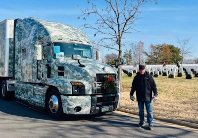 David May is pictured here during his 2024 convoy participation.