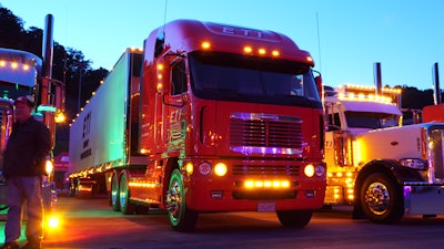 The additional lights added to the rig can be seen here.