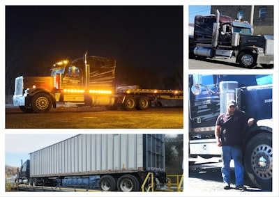 Truckin's not easy. Those few words might well sum up the single acknowledgment of business difficulty independent owner-operator George Kincaid is willing to muster in delivering advice to younger sorts coming up behind him in business with one truck and a dream of success. In our April Trucker of the Month feature about the West Virginia flatbedder, he followed that up with 'don’t give up. You've got to be persistent. There will be rejections and rough patches, but keep an eye on the big picture and where you want to be. Keep your eye on your goal, and don’t let the little stuff' derail you. 'You’ll look back on it and laugh, ultimately.' Kincaid trucks in this 2001 4900EX Millennial Edition Western Star hauling for regular customers/brokers, and competition judges in particular lauded his mechanical aptitude, enabling him to effectively contain costs by doing the lion's share of the work himself. Truckin' might be hard, indeed, yet Kincaid's clearly doing it right. More about his operation at this link.