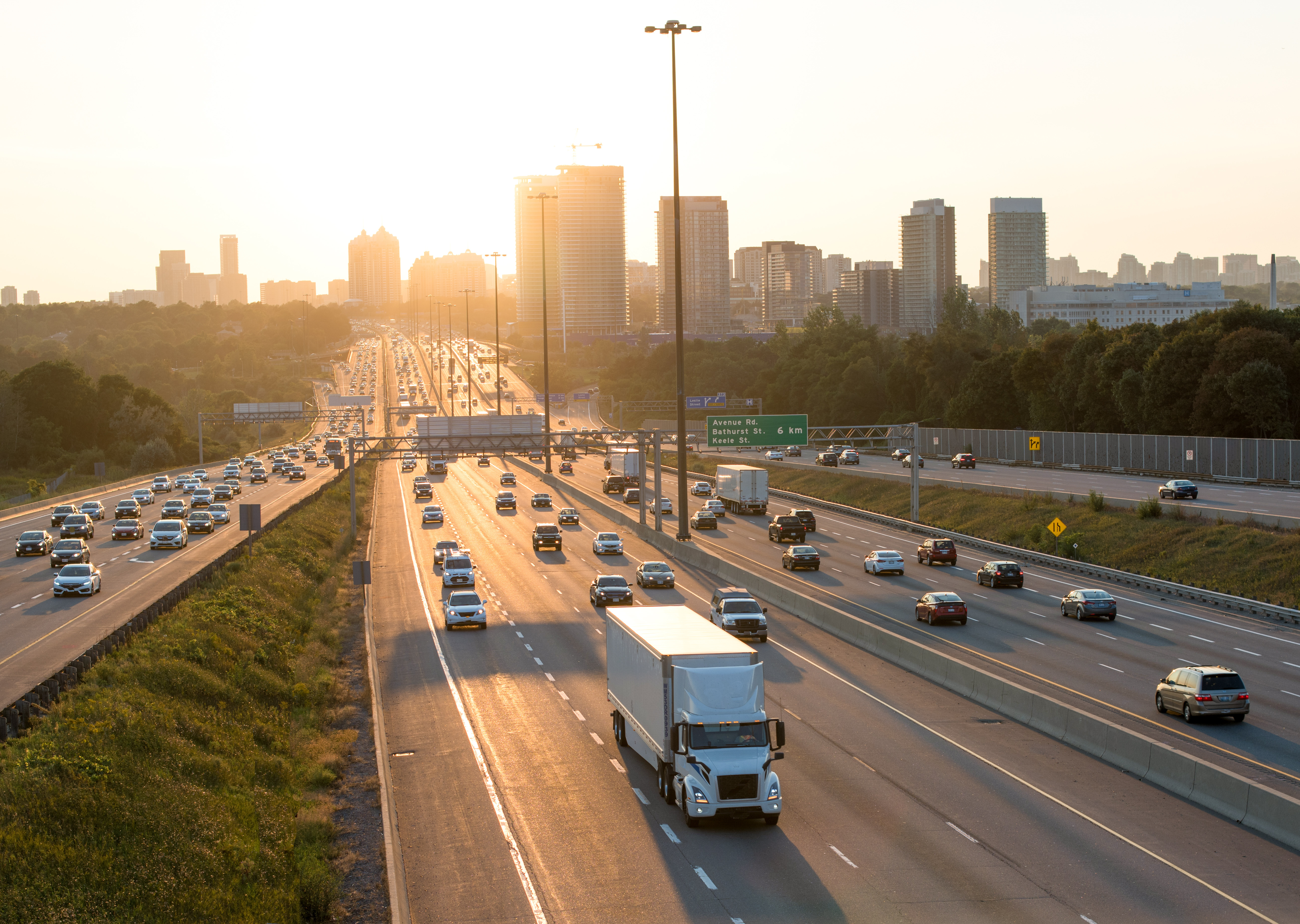 Highway Canada Toronto Truck Adobe Stock 225410051