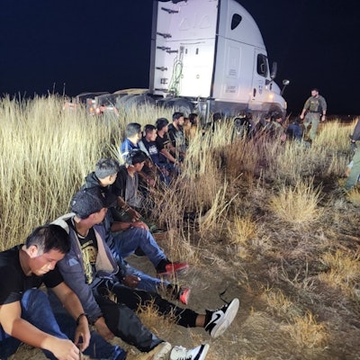 Texas DPS discovered 23 immigrants hiding in the sleeper compartment of a truck during a traffic stop.